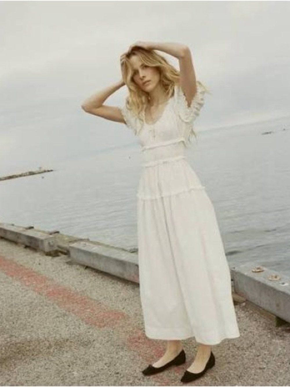 Doen Leanne Dress XS in Salt 🕊️ - Picture 2 of 8
